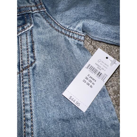 Baby Gap Distressed Denim Jean Jacket 3 Years 3T NWT - Picture 3 of 4